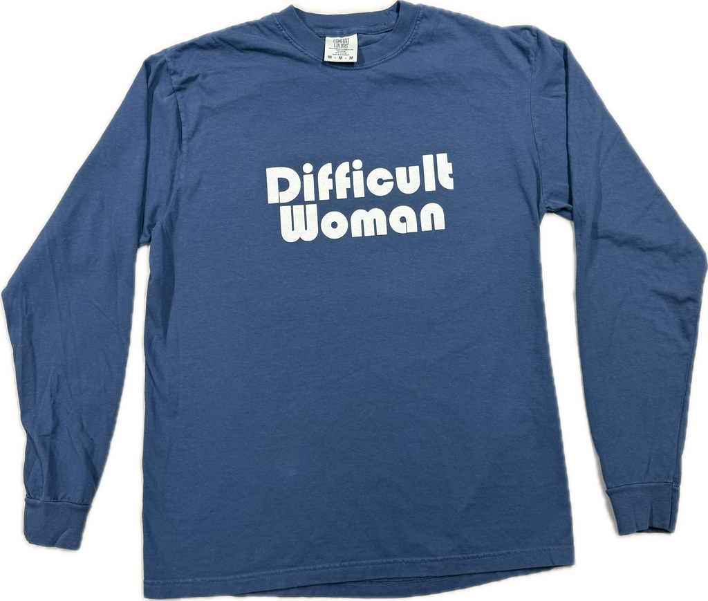 Difficult Woman Long Sleve (Midnight Blue)
