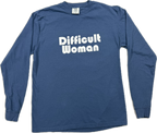 Difficult Woman Long Sleve (Midnight Blue)