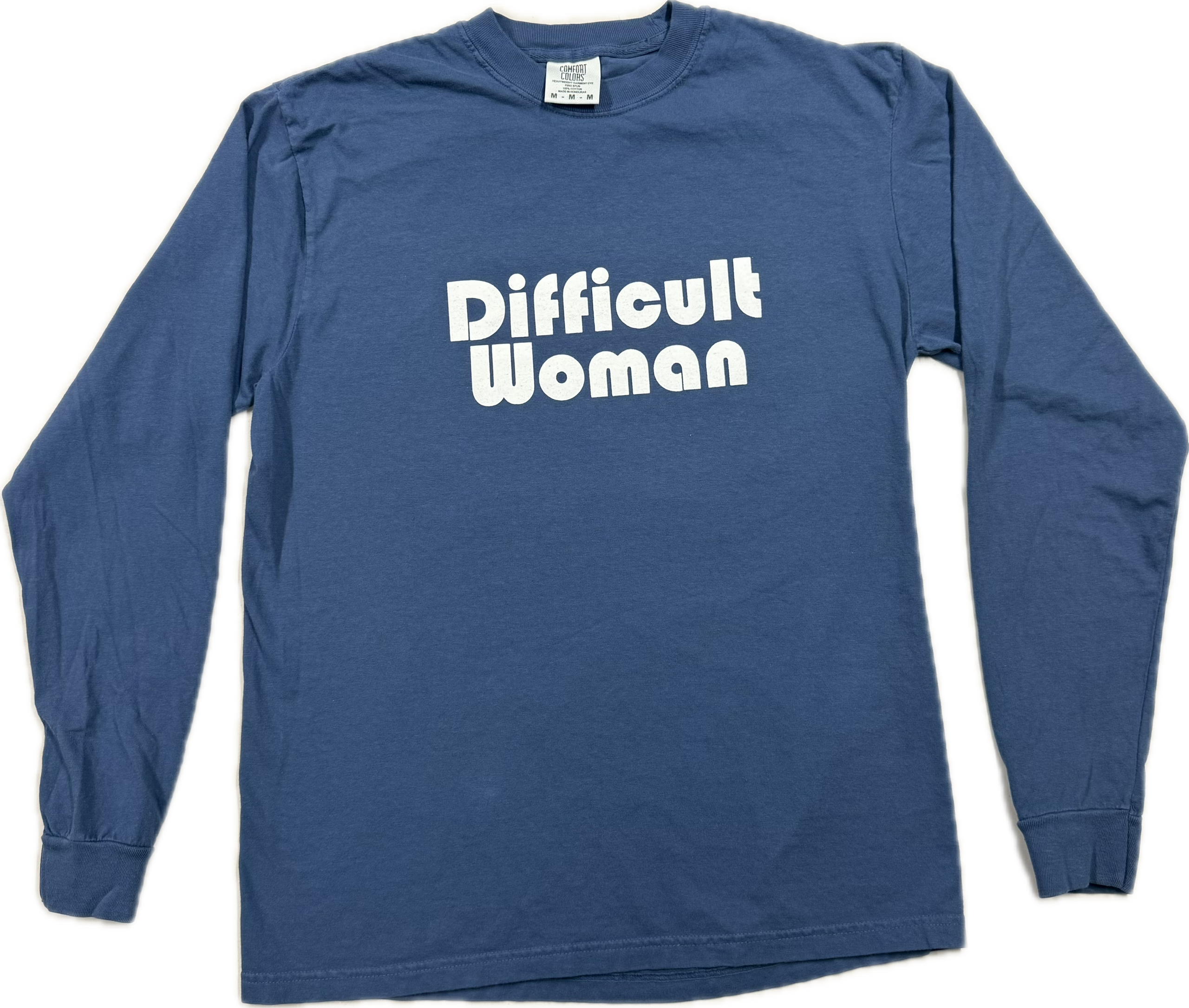 Difficult Woman Long Sleve (Midnight Blue)