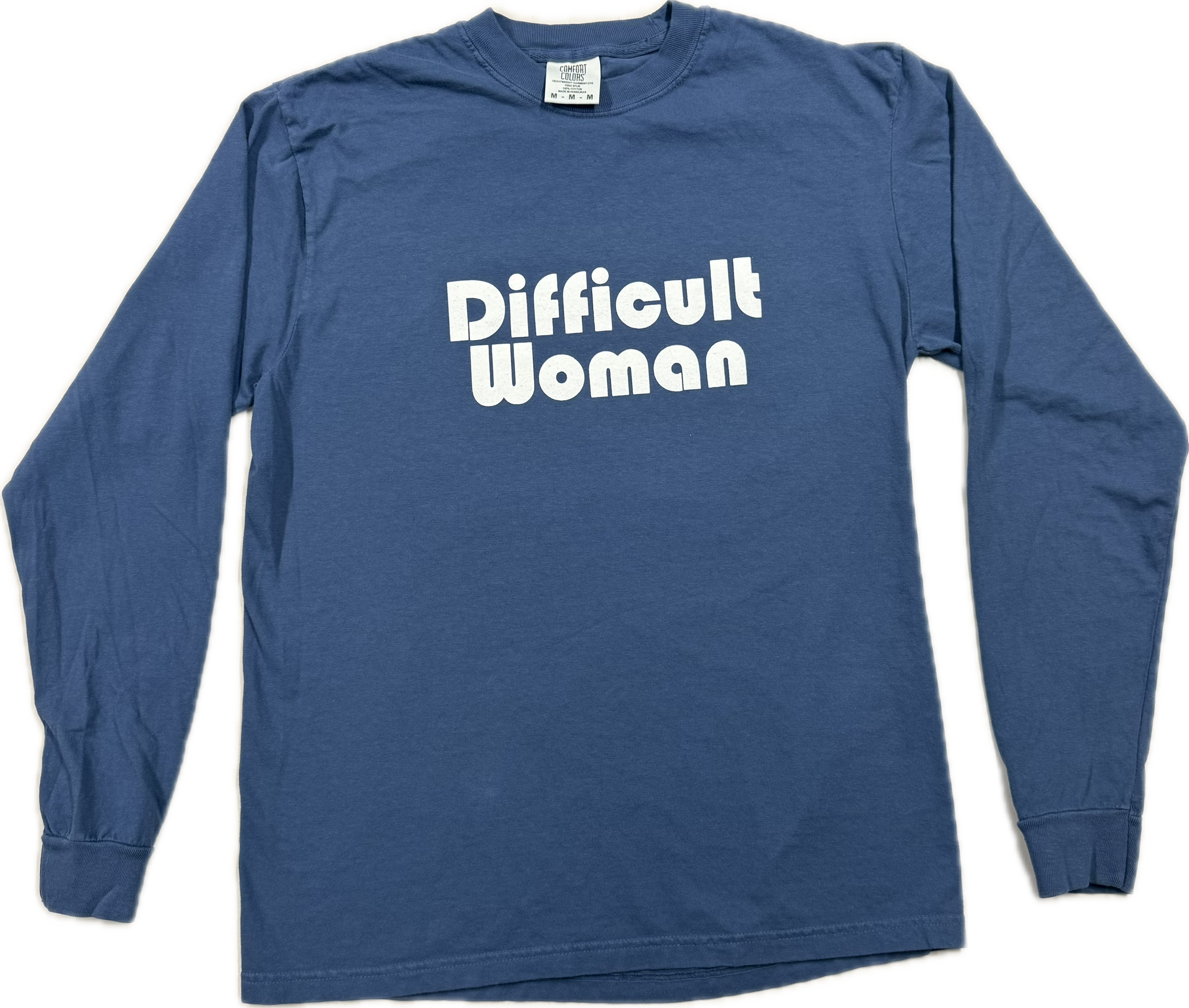Difficult Woman Long Sleve (Midnight Blue)